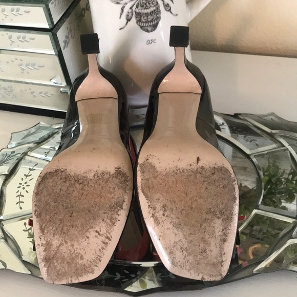 Miu Miu double bow peep-toe high heels - Picture 4 of 5